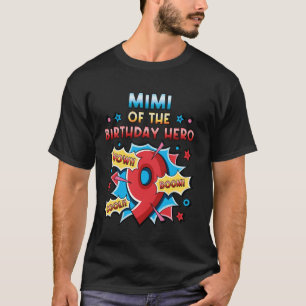 Mimi of the Birthday Hero Comic Style 9th Birthday T-Shirt