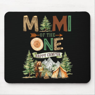 Mimi of the one happy camper 1st birthday camping  mouse mat