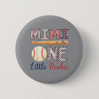 Mimi Of The One Little Rookie Baseball 1st 6 Cm Round Badge