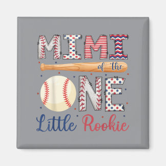 Mimi Of The One Little Rookie Baseball 1st Magnet