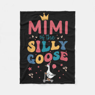 Mimi Of The Silly Goose 1st Birthday Girl Family D Fleece Blanket