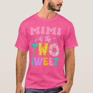 Mimi Of The Two Sweet Doughnut Birthday Girl Kids T-Shirt