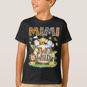 Mimi Of The Two Wild 2nd Birthday Boy Jungle T-Shirt