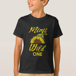 Mimi Of  Wild One-1st Birthday Sunflower Out T-Shirt