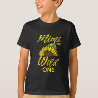 Mimi Of Wild One-1st Birthday Sunflower Out T-Shirt