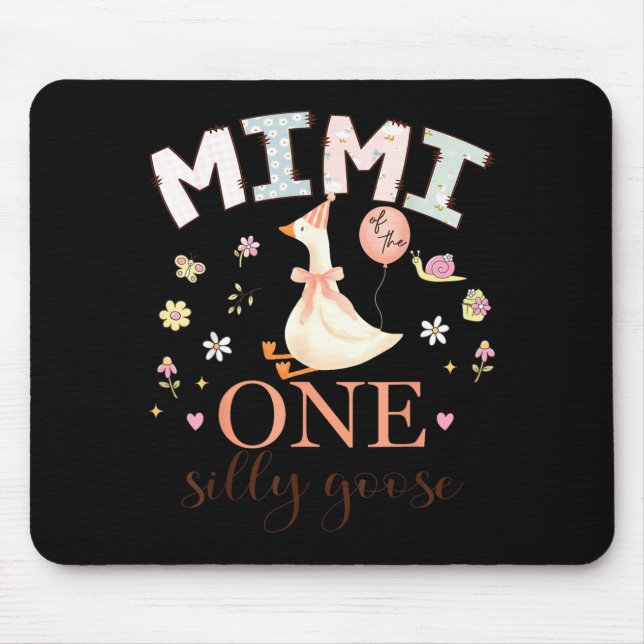 Mimi One Silly Goose 1st Design Mouse Mat (Front)