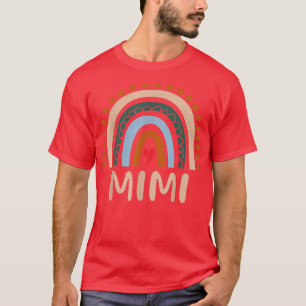 Mimi Rainbow Grandma Cute Mothers Day Funny Mimi  T-Shirt