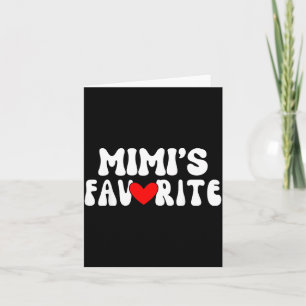Mimi’s Favorite Funny Grandparent Granhild Vintage Card
