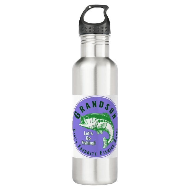 Mimi’s Favourite Fishing Buddy 710 Ml Water Bottle (Front)