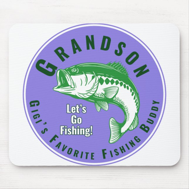 Mimi’s Favourite Fishing Buddy Mouse Mat (Front)