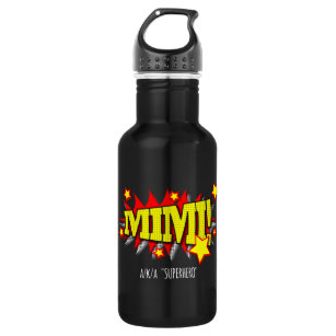 Mimi Superhero Comic Burst Cartoon 532 Ml Water Bottle