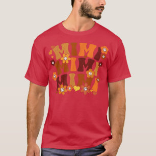 Mimi Vintage Daisy Flower Women Fall Funny Thanksg T-Shirt