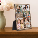 Mimi We Love You Grandkids 6 Photo Rustic Wood  Plaque<br><div class="desc">Customised Mimi picture frame plaque with grandkids names and  grandchildren photos .Makes a special, memorable and unique keepsake gift for holidays, birthday, grandparents day, mothers day and Christmas.</div>
