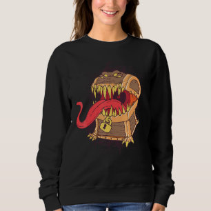 Mimic Dice Chest  D20 Treasure Tabletop Game Rpg G Sweatshirt