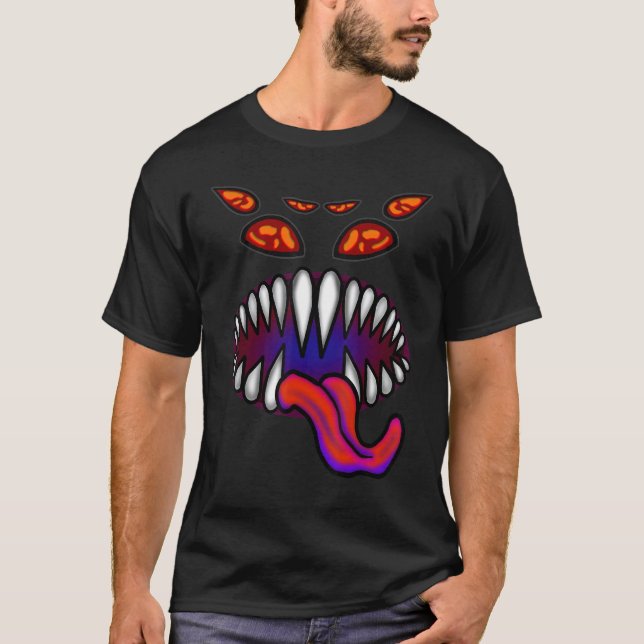 Mimic Face Costume Cosplay Dungeon Tabletop RPG TT T-Shirt (Front)