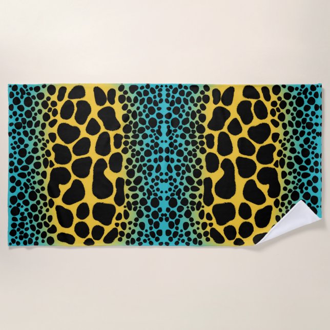 Mimic Poison Dart Frog Beach Towel (Front)