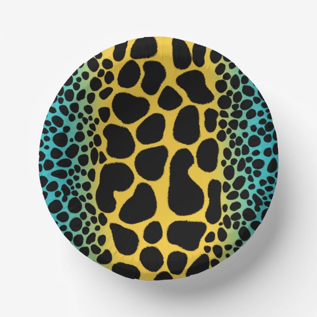 Mimic Poison Dart Frog Paper Plate (Front)