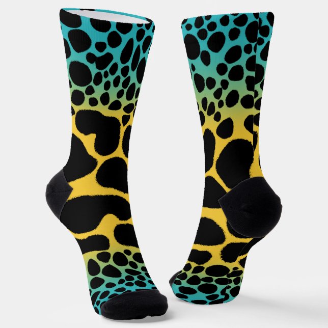 Mimic Poison Dart Frog Socks (Angled)