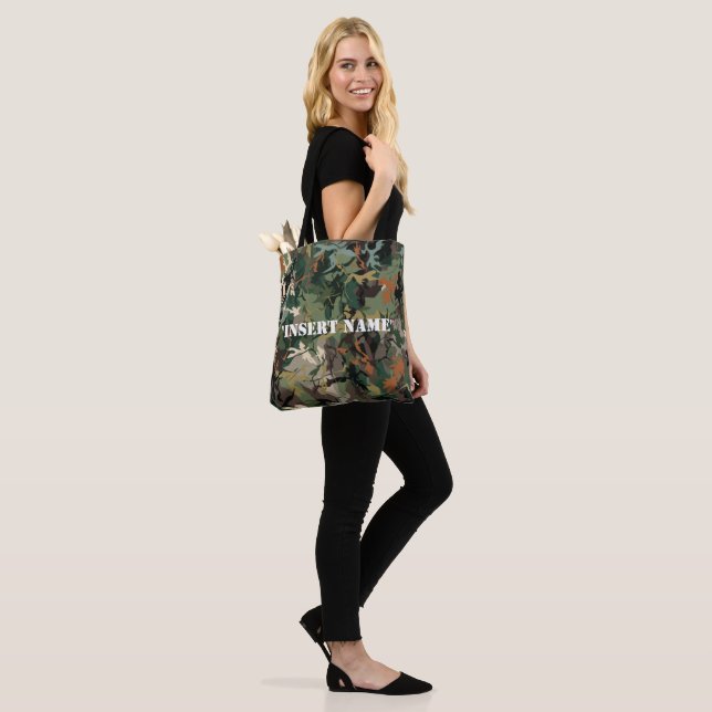 Mimicking Nature: The Science of Camouflage Tote Bag (On Model)