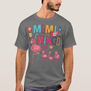 Mimimingo Cute Flamingo Bird Mom Grandma Mother's T-Shirt