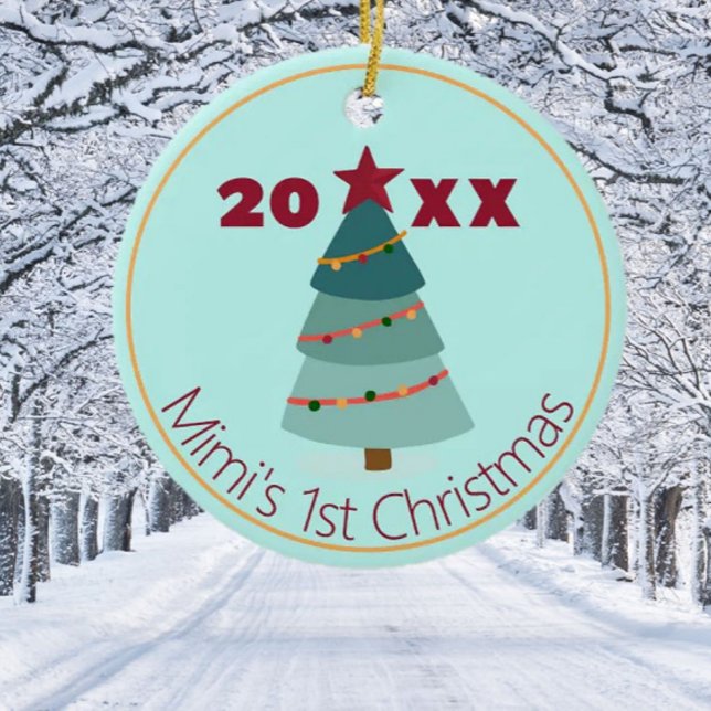Mimi's 1st Christmas Photo Ornament (Creator Uploaded)