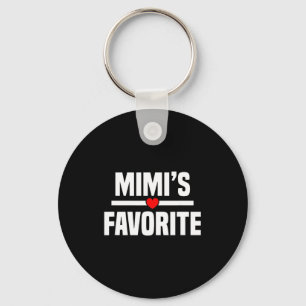 Mimi's Favorite Granhild Funny Grandson Granddaugh Key Ring