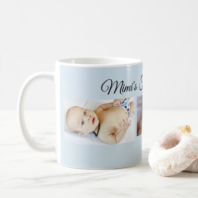 Mimi's Favourite Coffee Mug Personalised Photos (With Donut)