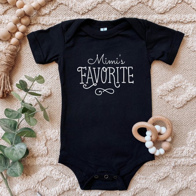 Mimi's Favourite Personalised Baby Tee (Creator Uploaded)