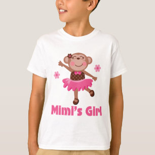 Mimis Girl Monkey T-Shirt