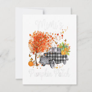 Mimis Pumpkin Patch Truck Art, Mimi Happy  Invitation