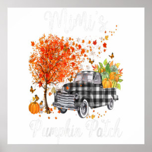 Mimis Pumpkin Patch Truck Art, Mimi Happy  Poster