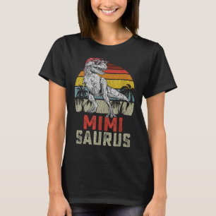 Mimisaurus T Rex Dinosaur Mimi Saurus Family Match T-Shirt