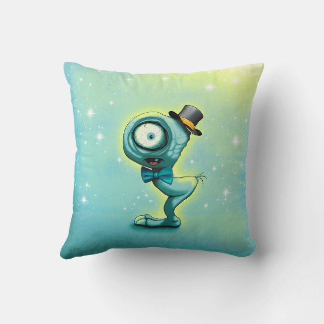 Mimo a Cute Mini Monster Starry Sky Cushion (Back)