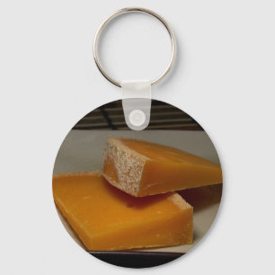 Mimolette Cheese Key Ring