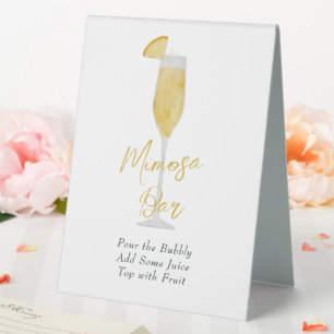 Mimosa Bar Brunch Cocktail Wedding Bridal Shower