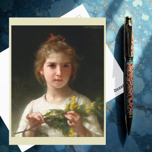 Mimosa by William Bouguereau Postcard