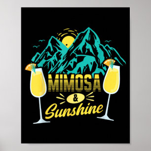 Mimosa Champagne Mimosa Sunshine Poster
