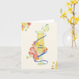 Mimosa_ Happy Birthday! Card