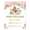 Mimosa Mum-osa Bar Sign Girl Woodland Baby Shower