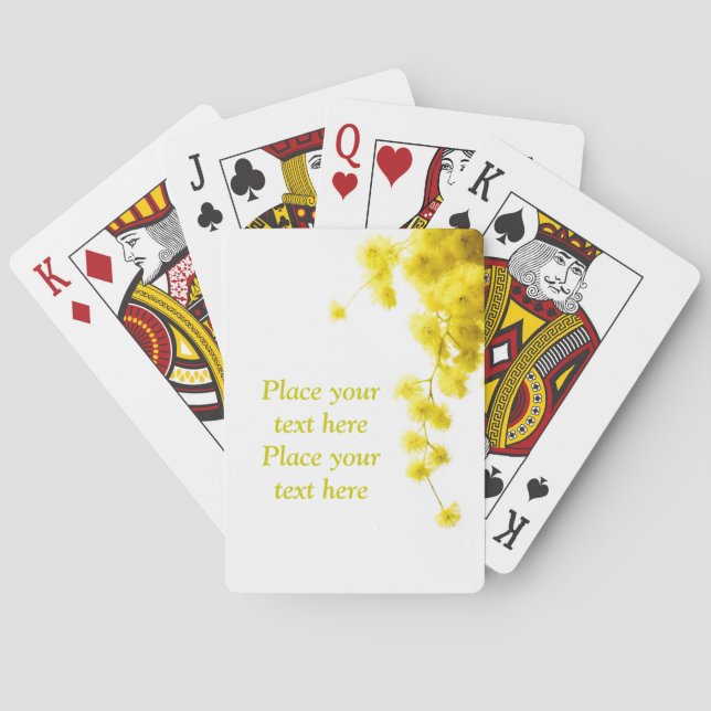 Mimosa Playing Cards (Back)