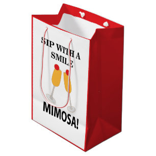 Mimosa Sip With A Smile Mimosa Medium Gift Bag