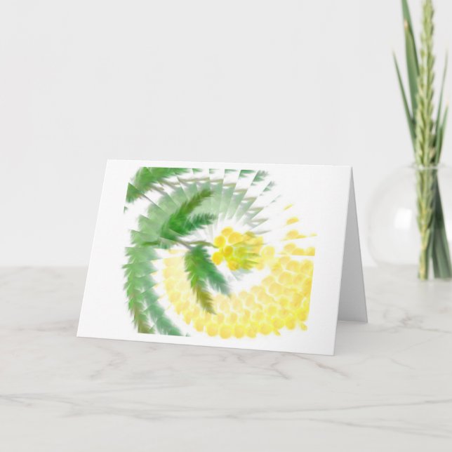 Mimosa Swirl Card (Front)