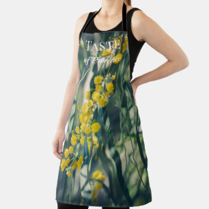 Mimosa Tree with Yellow Flowers Apron