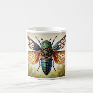 Mimothestus Insect Dorsal View 020824IREF219 - Wat Coffee Mug