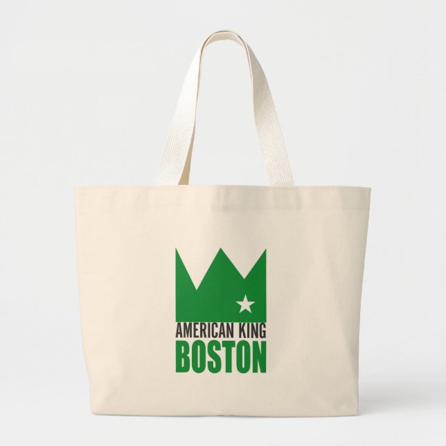 MIMS Totebag -  American King of Boston Large Tote Bag (Front)