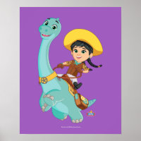 Min & Clover | Happy Cowgirl & Brontosaurus Ride
