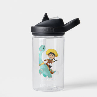Min & Clover | Happy Cowgirl & Brontosaurus Ride Water Bottle