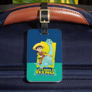 Min & Clover   Making a Dino Difference Luggage Tag