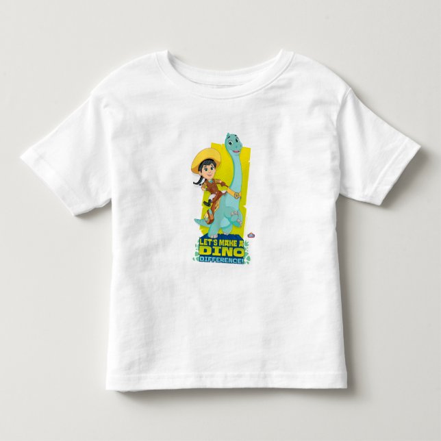 Min & Clover | Making a Dino Difference Toddler T-Shirt (Front)