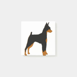 min pin black and rust silo post-it notes